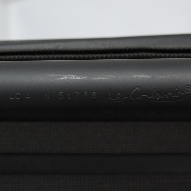 LC4 Chaise Lounge in Black Leather from Le Corbusier, 2000s For Sale - Image 13 of 14
