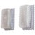 1960s German Wall Lights in Glass & Silver Metal, 1960s, Set of 2 For Sale - Image 5 of 5