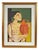 After Migneco, Portrait Composition, 2000s, Watercolor on Canvas For Sale