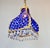 Pair Match 1960s Turkish Mosque Chandelier – Blue Crystal Brass Mid-Century Lighting For Sale - Image 9 of 13