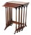 Antique Mahogany Quartetto Nesting Tables, 1880, Set of 4 For Sale - Image 15 of 15