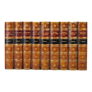 Vintage Faux Leather-Bound Book Panel From England For Sale