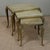Set of Three Mid-Century French Louis XV Style Brass and Onyx Nesting Tables For Sale - Image 10 of 18