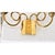 Vintage French Brass & Glass Wall Sconces - A Pair For Sale - Image 14 of 14