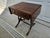 English Crotch Mahogany Dropleaf Side Table For Sale - Image 9 of 17
