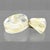 Kaso Cream-White and Mirror Acrylic Resin Clip Earrings For Sale - Image 10 of 10