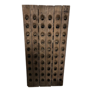 1950s French Country Riddling Rack From Vignerons De La Champagne, Stamped v P 1980