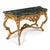 Gold Large Scale Italian Louis XV Carved Giltwood Console Table W/ Verde Marble Top For Sale - Image 8 of 8