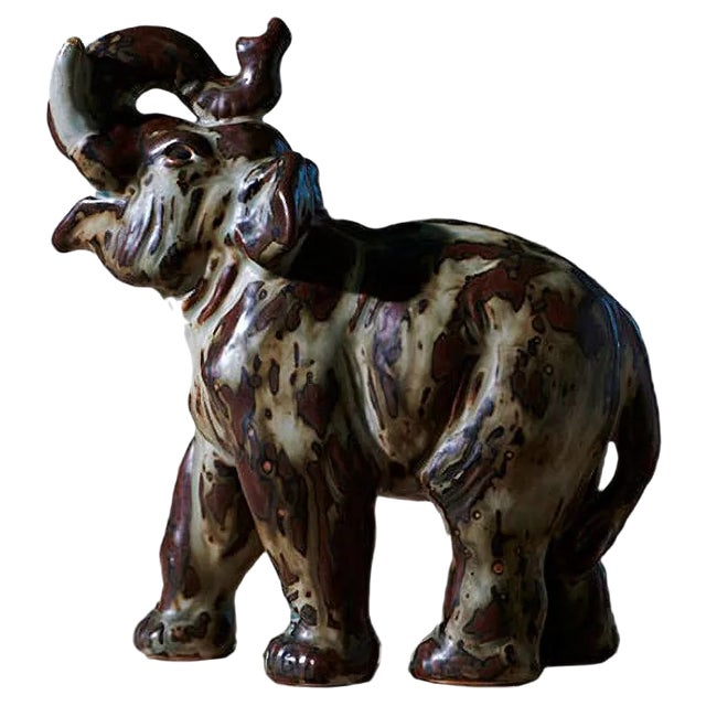 Elephant by Knud Kyhn for Royal Copenhagen For Sale