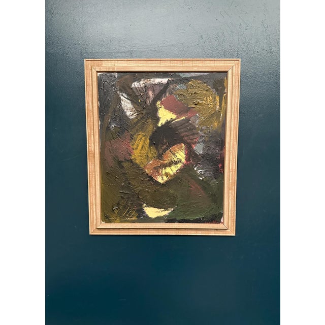Curt Agge, Composition, 1959, Oil on Canvas, Framed For Sale - Image 10 of 15