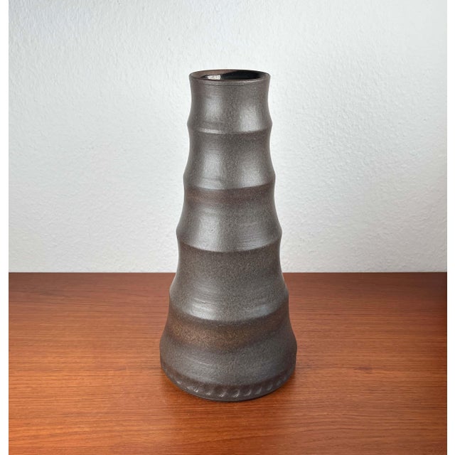 Mid-Century Modern German Studio Pottery Floor Vase from Petra Töpferei, 1960s For Sale - Image 4 of 18