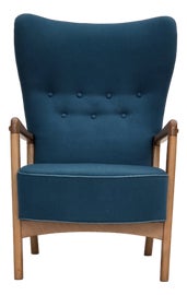 Example of Blue Mid-Century Modern Seating
