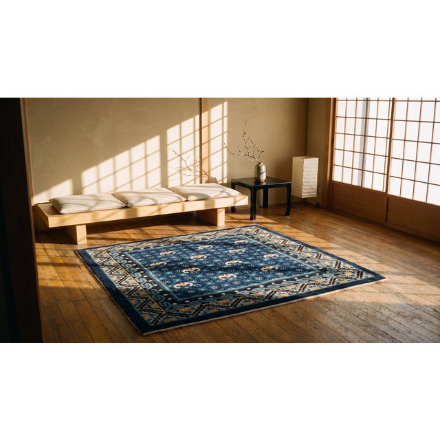 Early 20th Century Chinese Ningxia Rug For Sale In New York - Image 6 of 7