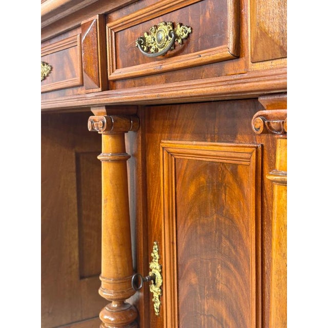 Antique Gründerzeit Secretary, 1880 For Sale - Image 11 of 13