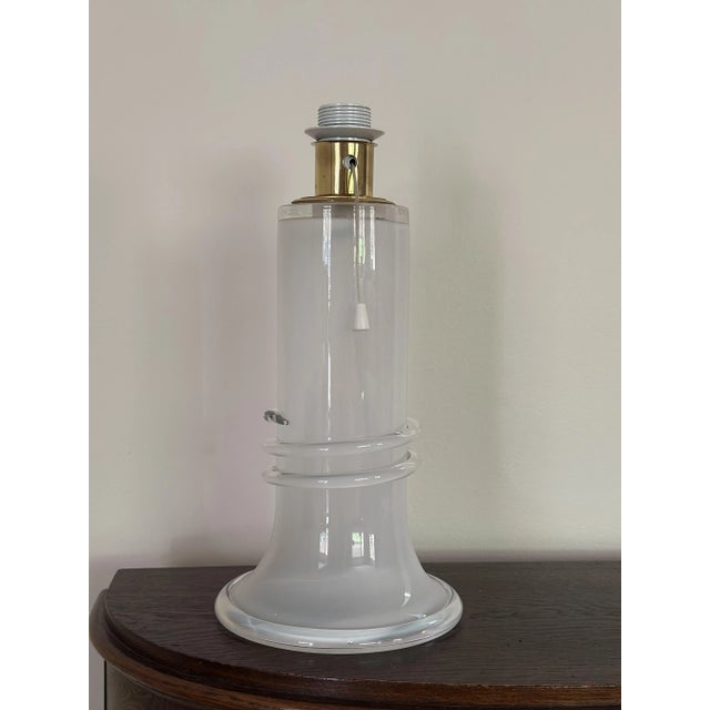Large Glass Table Lamp from Atelje Lyktan, 1980s For Sale - Image 6 of 10