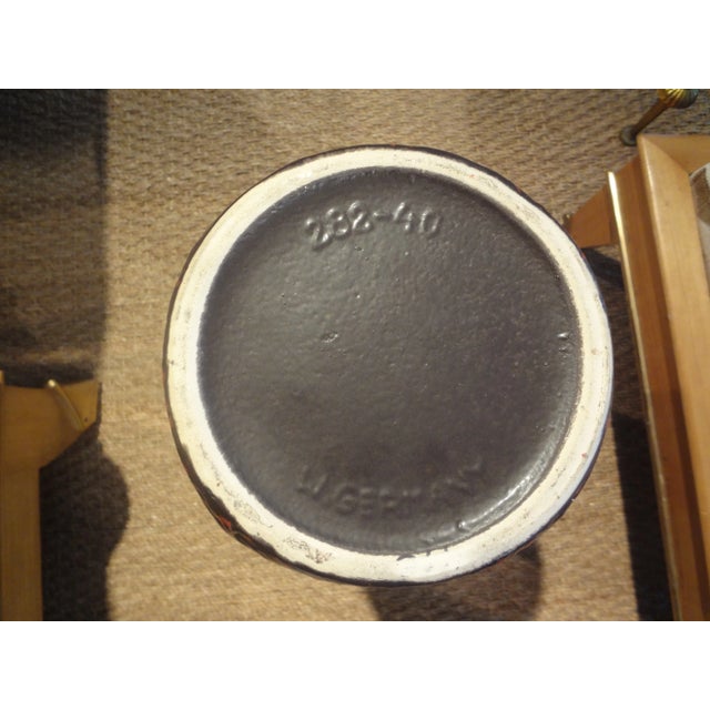 Large Mid-Century Modern West German Glazed Pottery Vase For Sale - Image 9 of 11