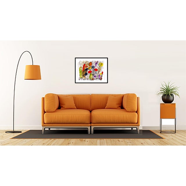 Hide and Seek unfolds like a vibrant forest of motion and color, where every form seems to be in mid-transformation. Bold...