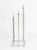 Late 20th Century Modern Chrome-Plated Three Tier Towel Rack For Sale - Image 5 of 6