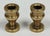 Mid-Century Modern Vintage Petite Brass Beehive Candlestick Holders, a Pair For Sale - Image 3 of 3