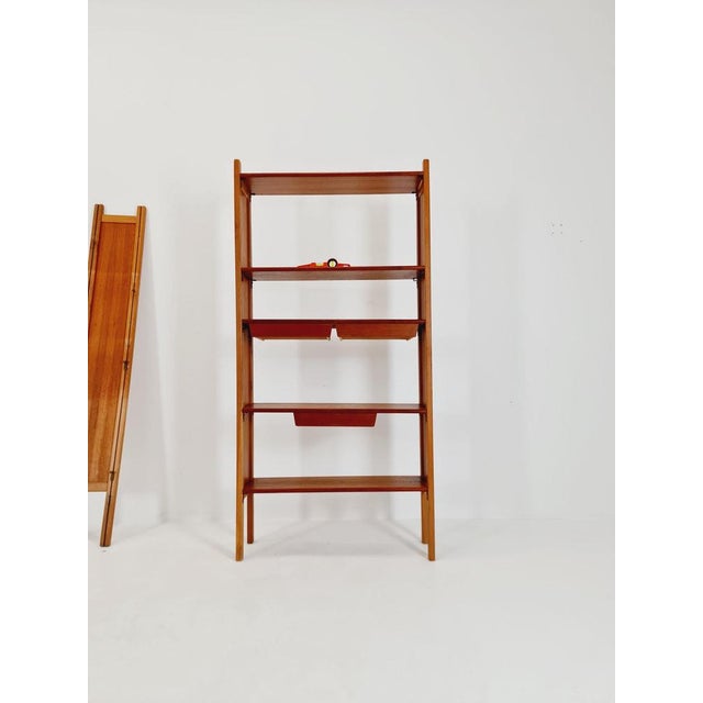 Vintage Danish Freestanding Bookshelf System in Teak by Bengt Ruda, 1960s For Sale - Image 10 of 11