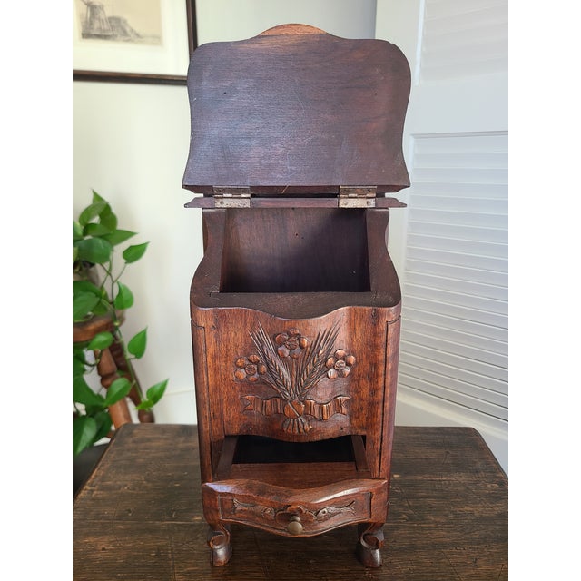 Antique 19th Century French Provincial Salt & Flour Box For Sale - Image 16 of 18