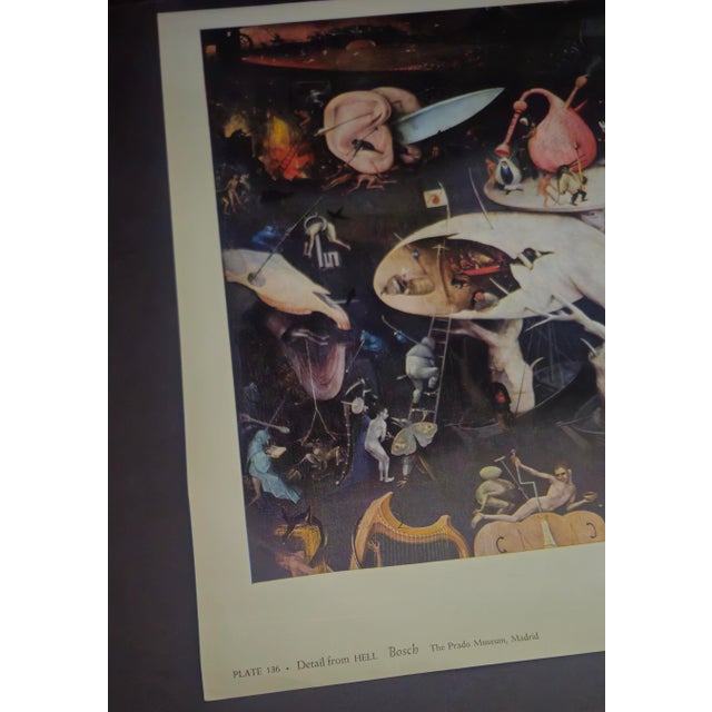 Late 20th Century Late 20th Century Pair of Art Prints by Bosch and Rouault, Unframed For Sale - Image 5 of 14