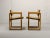 - Pair of Dutch armchairs made of solid pine - Designed by Ate van Apeldoorn for Houtwerk Hattem, 1960s - Stitched seat...