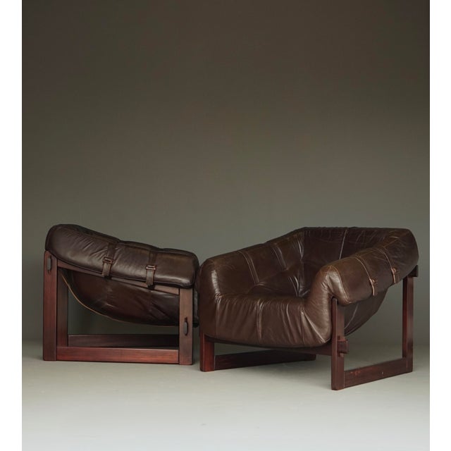Percival Lafer MP-91 Lounge Chairs by Percival Lafer for Móveis Lafer, 1970s, Set of 2 For Sale - Image 4 of 18
