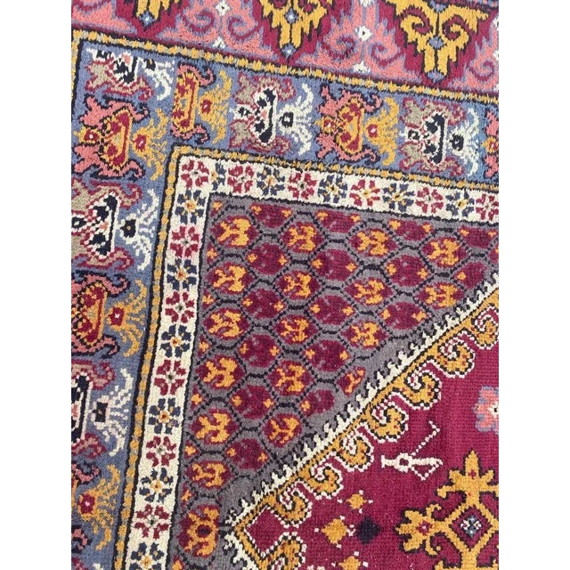 Orange Tunisian Kairouan Rug For Sale - Image 8 of 18