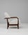 Mid-Century Modern 20th Century Czech Reclining Upholstered Armchair For Sale - Image 3 of 18