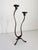 Late 20th Century Brutalist Bronze Wavy 2-Arm Candle Holder For Sale - Image 5 of 10