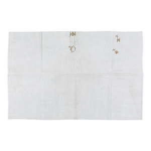 Vintage Turkish Flatweave Hemp Rug, 5'1''x8'