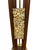 1960s Mid-Century Modern Walnut Brass Sea Shell Table Lamp W/Original Drum Shade For Sale In Philadelphia - Image 6 of 13