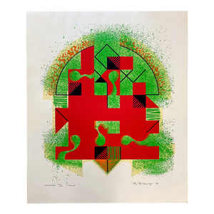 Rudolf Bikkers, "Fugue" Pop Art, Contemporary Art, 1971 Serigraph