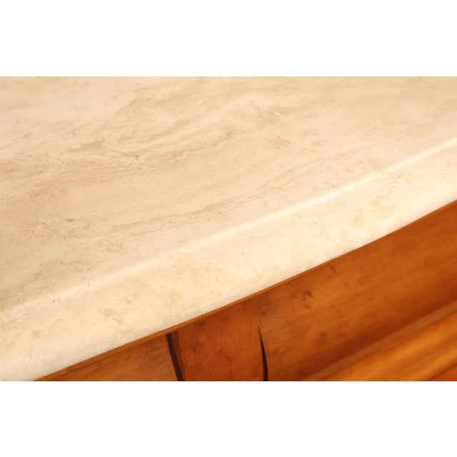 Century Furniture French Style Bombe Chest With Marble Top For Sale - Image 10 of 18