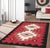 2020s Pasargad Home Tuscany Red Wool Area Rug- 4' 0'' X 5'11'' For Sale - Image 5 of 5