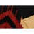 Textile Rug & Kilim’s Contemporary Dhurrie Rug in Black and Red Medallions and Stripes For Sale - Image 7 of 7