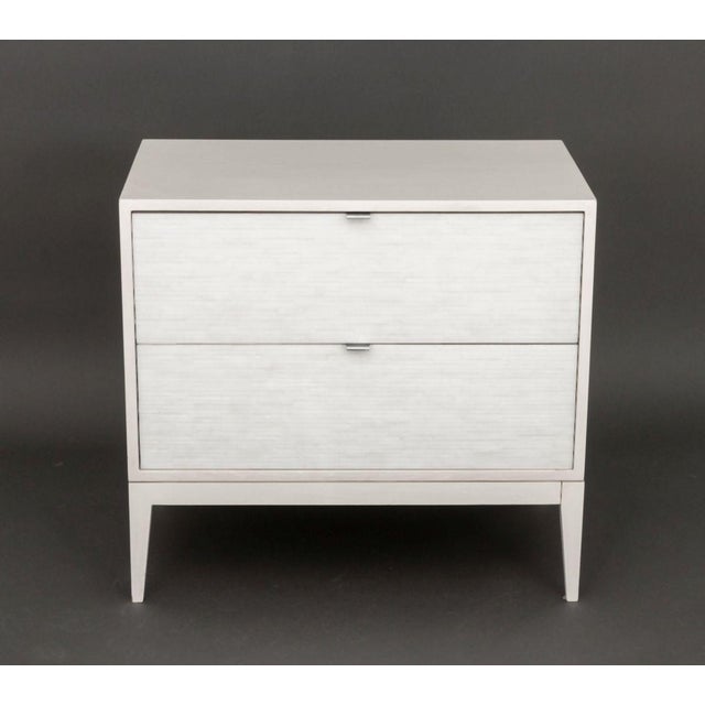 Contemporary Ercole Home "Milano" White Painted Nightstands, 2 For Sale - Image 3 of 9