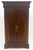 Biedermeier Empire fusion Brown Mahogany Armoire Fitted 4 Drawers Storage Shelve For Sale - Image 10 of 15