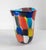 We are selling this Mid-Century Italian Murano type glass vase. This vase uses colorful patchwork design of many different...