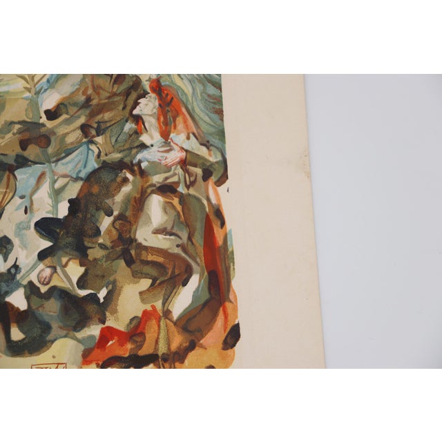 Salvador Dali, Heaven Canto 26 (The Divine Comedy) 1950, Paper Woodcut Print For Sale - Image 11 of 12
