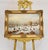 Gorgeous Flemish oil painting depicting a gorgeous winter snow scene The artist has really captured the scene with great...