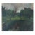 Early 20th Century Plein Air Lakeside Landscape Painting For Sale