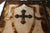 Metal Early 20th Century Spanish Revival Hand-Wrought Iron Floor Lamp With Mica Shade & Copper Cross Motif For Sale - Image 7 of 18