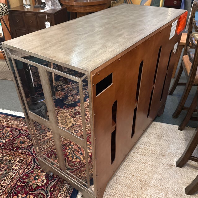 Hollywood Regency Hooker Furniture Melange Mirrored Gold Sideboard For Sale - Image 3 of 12