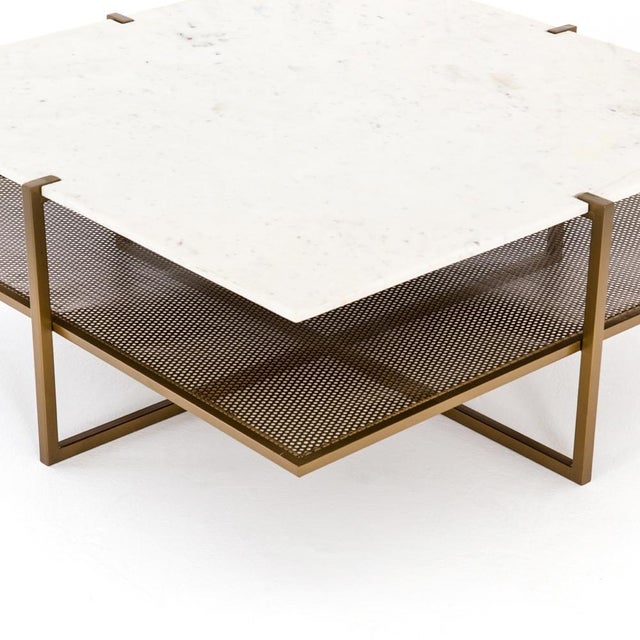 Contemporary Four Hands Olivia Square Coffee Table For Sale - Image 3 of 9