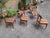Chairs with Teak Frame and Padded Seat, 1960s, Set of 6 For Sale - Image 11 of 12
