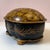 Wood Vintage Large Hand Painted "Tortoise" Shell Lidded Jewelry Box by Castilian Imports For Sale - Image 7 of 12