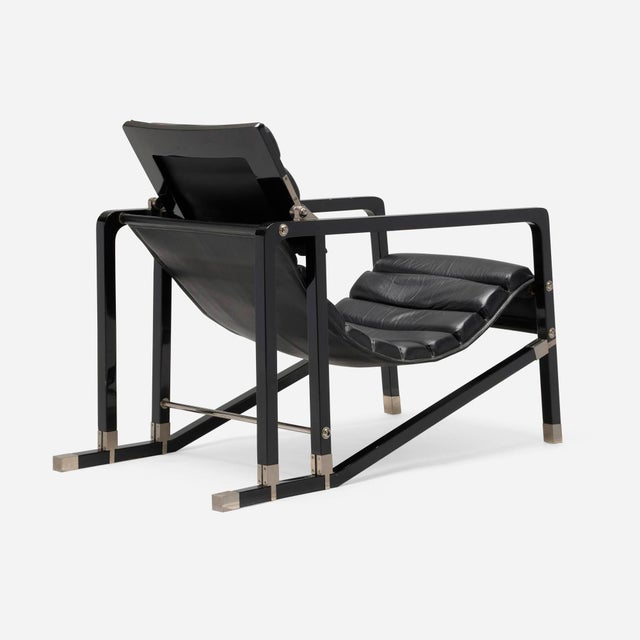 Contemporary Transat Chair by Eileen Gray for Ecart International, 1975 For Sale - Image 3 of 5