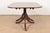 Baker Furniture Style Georgian Banded Mahogany Double Pedestal Extension Dining Table, Newly Refinished For Sale - Image 12 of 13